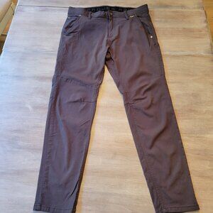 Projek Raw Chino Comfort Waist Tech Men's Pants Size 34x30 Carbon  Gray